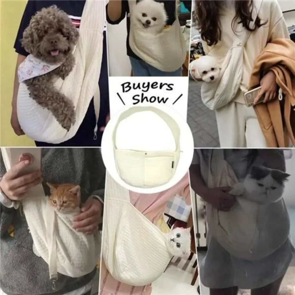 Dog Cat Carrier Sling Pet Bag Travel Shoulder‎ Tote Puppy Small Carry Pack